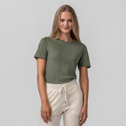 Janus Classic merinoull t-skjorte til dame, farge grønn