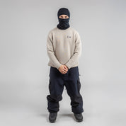 Janus x Kleveland ullfleece crew neck til herre, farge beige