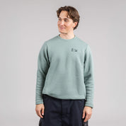 Janus x Kleveland ullfleece crew neck til herre, farge grønn