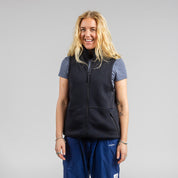 Janus x Kleveland merino ullvest til dame, farge svart