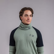 Janus x Kleveland merino ullhals til herre, farge grønn