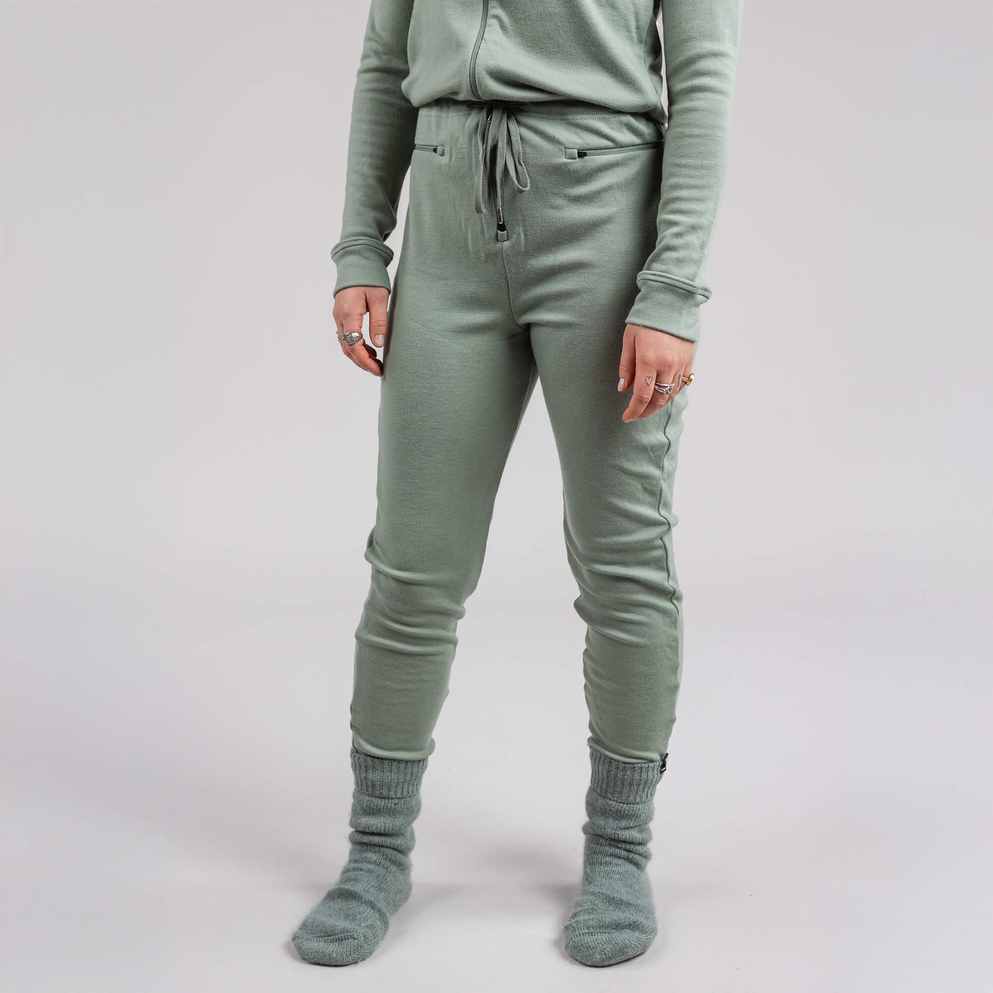 Detaljer, Janus x Kleveland heldress til dame, farge grønn