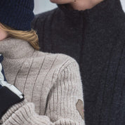 Detaljer av Janus Wool Finse genser