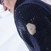 Detaljer av Janus Wool Finse genser, farge svart