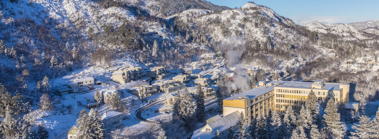 Janufabrikken fra dronebilde