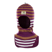 Balaclava i merino til barn, lilla