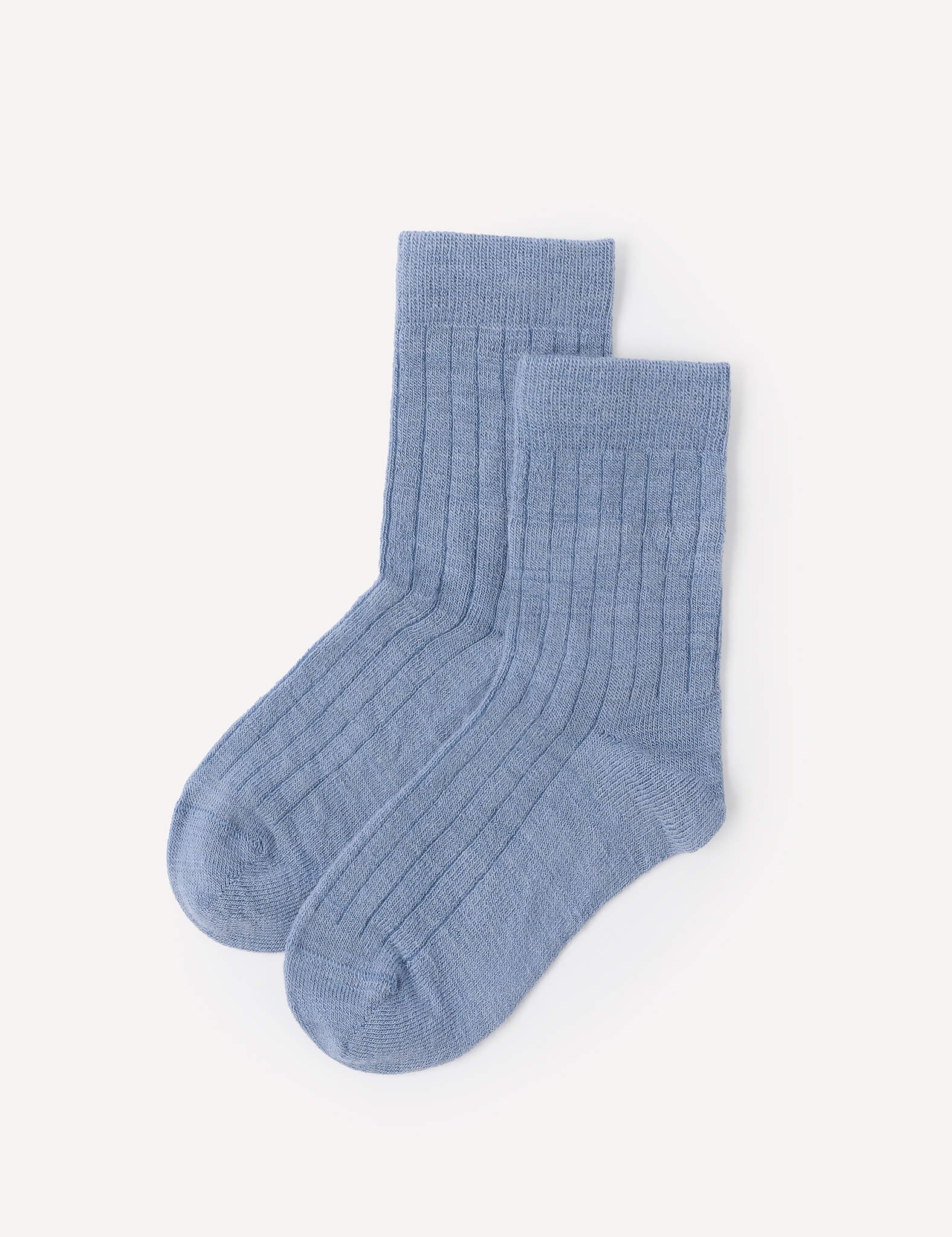 A pair of “Daily Socks – Merino Kids” in the color Troposphere is displayed on a plain white background.