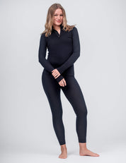 Zip Polo – Classic Merino 160 Dame
