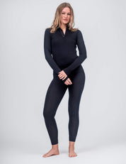 Zip Polo – Classic Merino 160 Dame