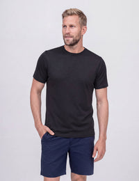 T-shirt Regular – Classic Merino 160 Men - Black / S