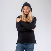 Hoodie Merino – AirWool 280 Women - Black / XS