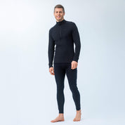 Zip Polo – Classic Merino 215 Herre