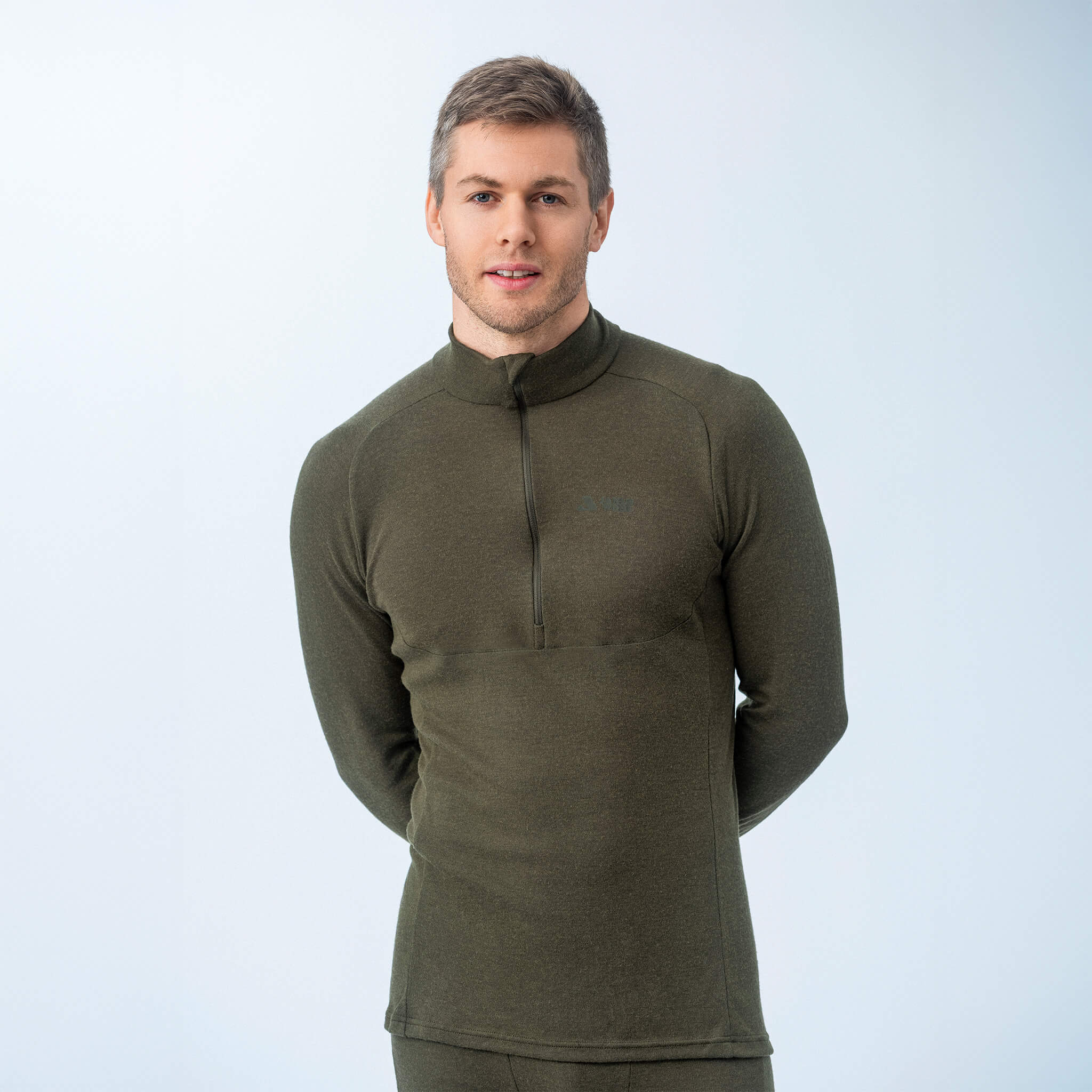 Zip Polo – Classic Merino 215 Herre