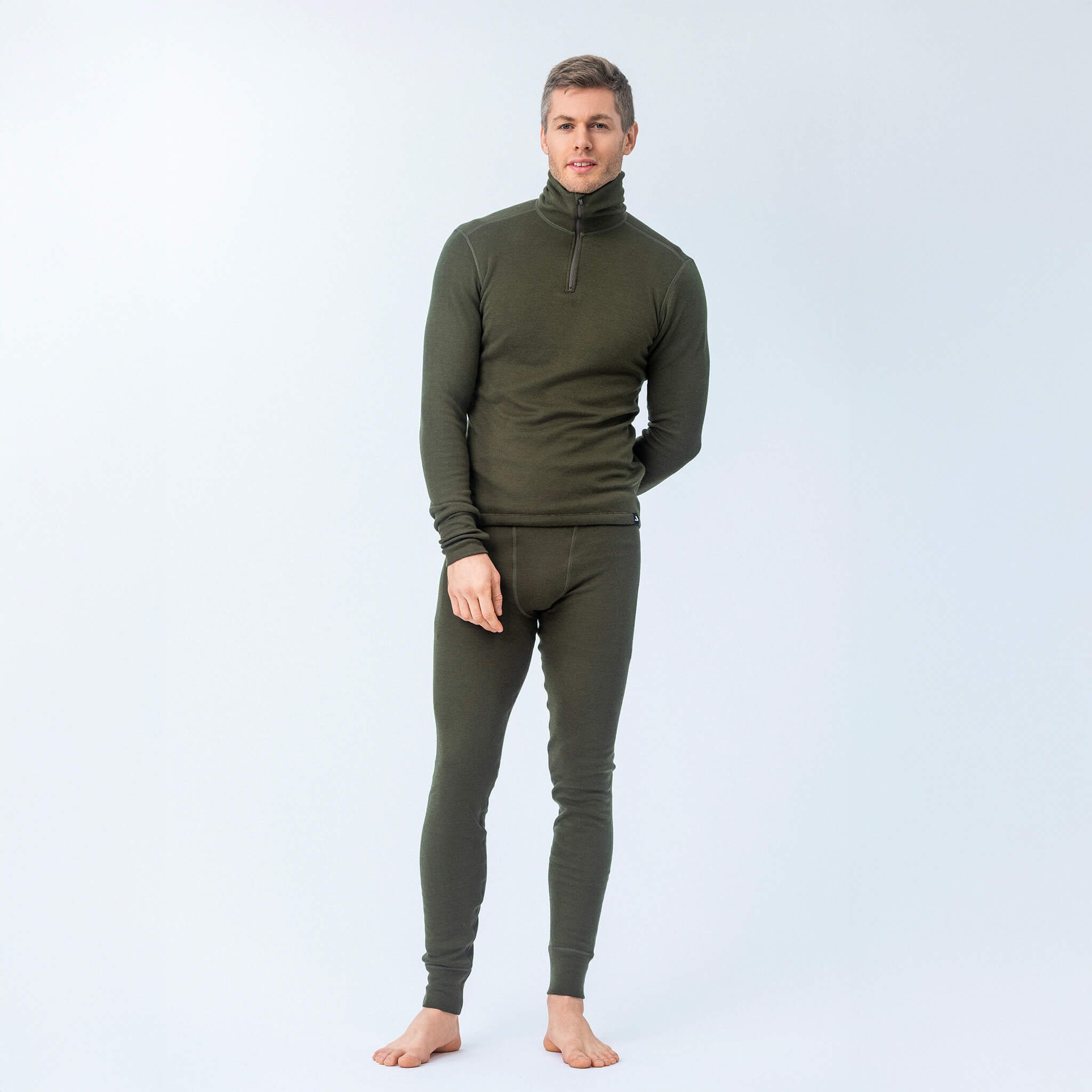 Zip Polo Ullfrotté – Norse Merino 210 Unisex