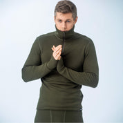 Zip Polo Ullfrotté – Norse Merino 210 Unisex