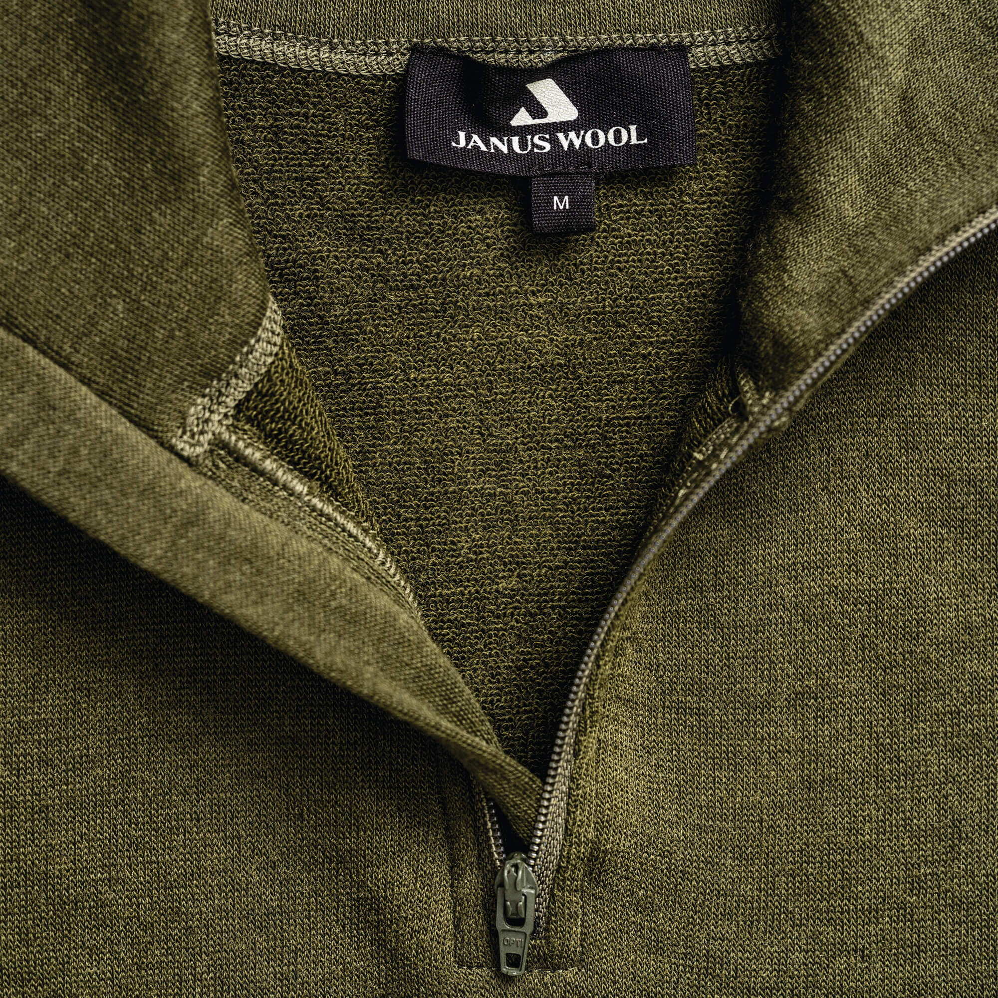 Polo with zip - Norse Merino 210 Unisex