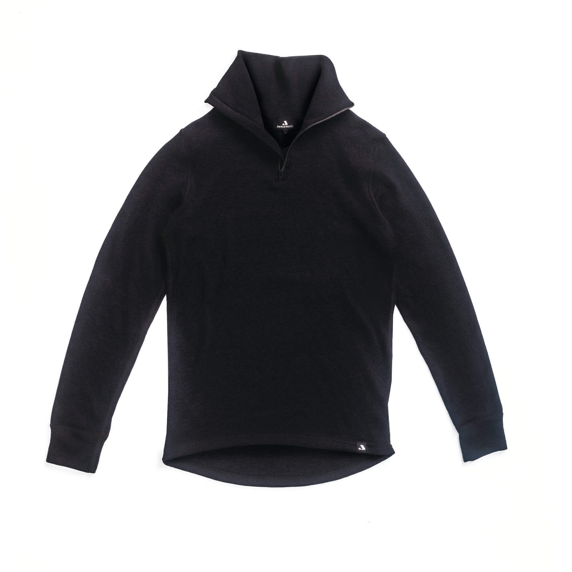 Polo with zip - Norse Merino 210 Unisex